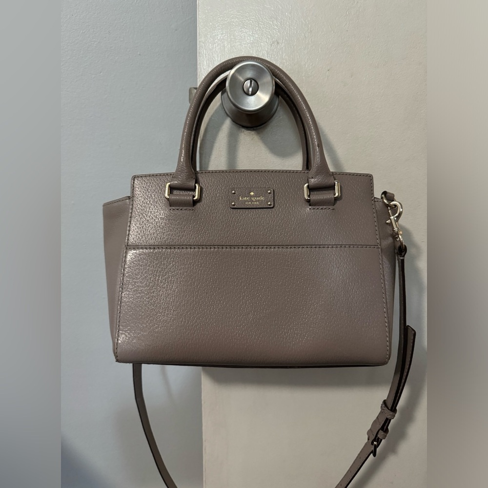 Taupe Kate Spade Satchel